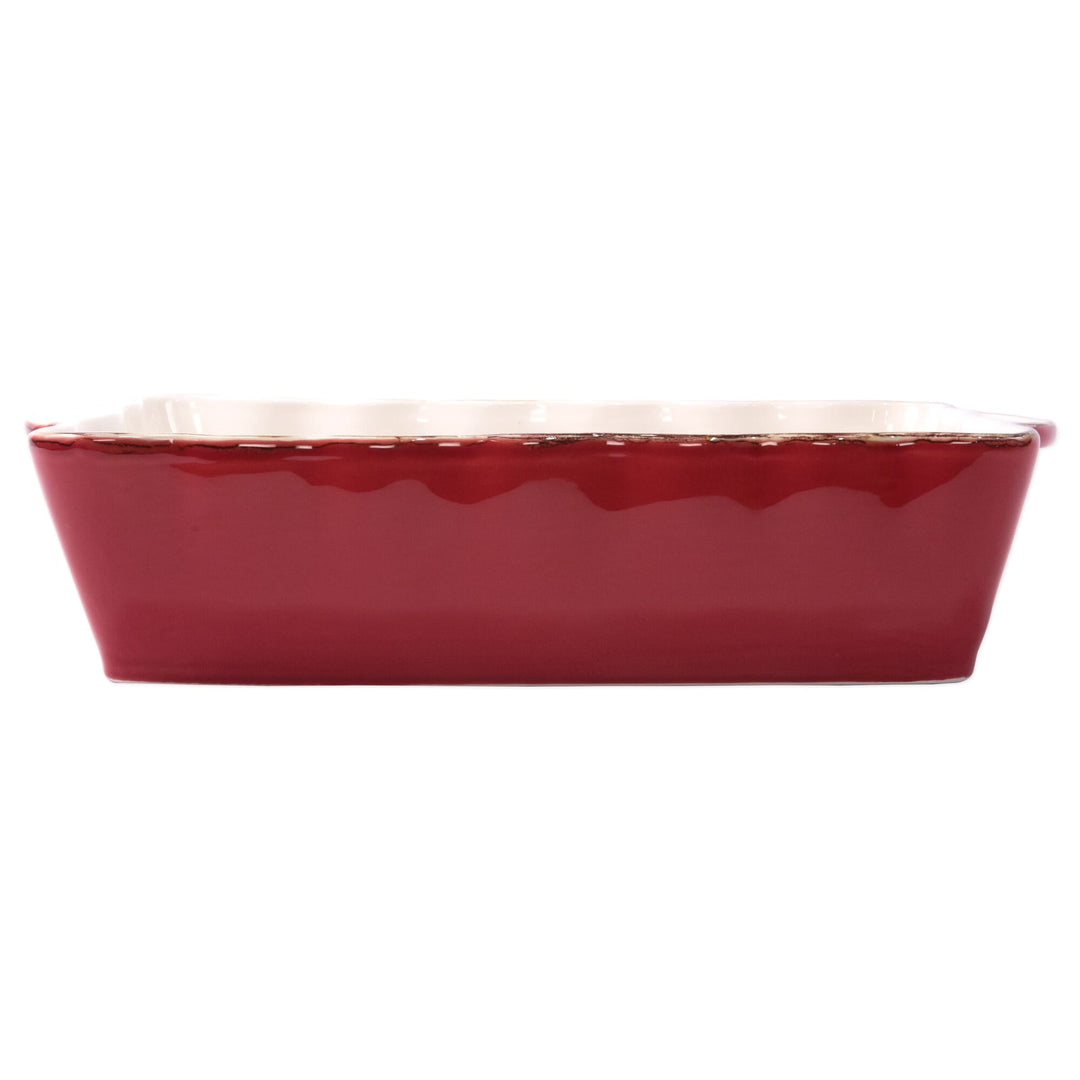 Vietri Vietri Italian Bakers Baker - Available in 7 Colors & 4 Sizes Red / Large Rectangular ITB-R2953N