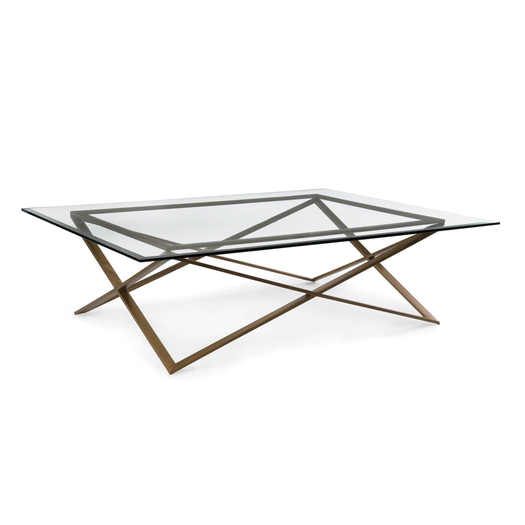 John Richard Constructivist Bronze Coffee Table - Bronze