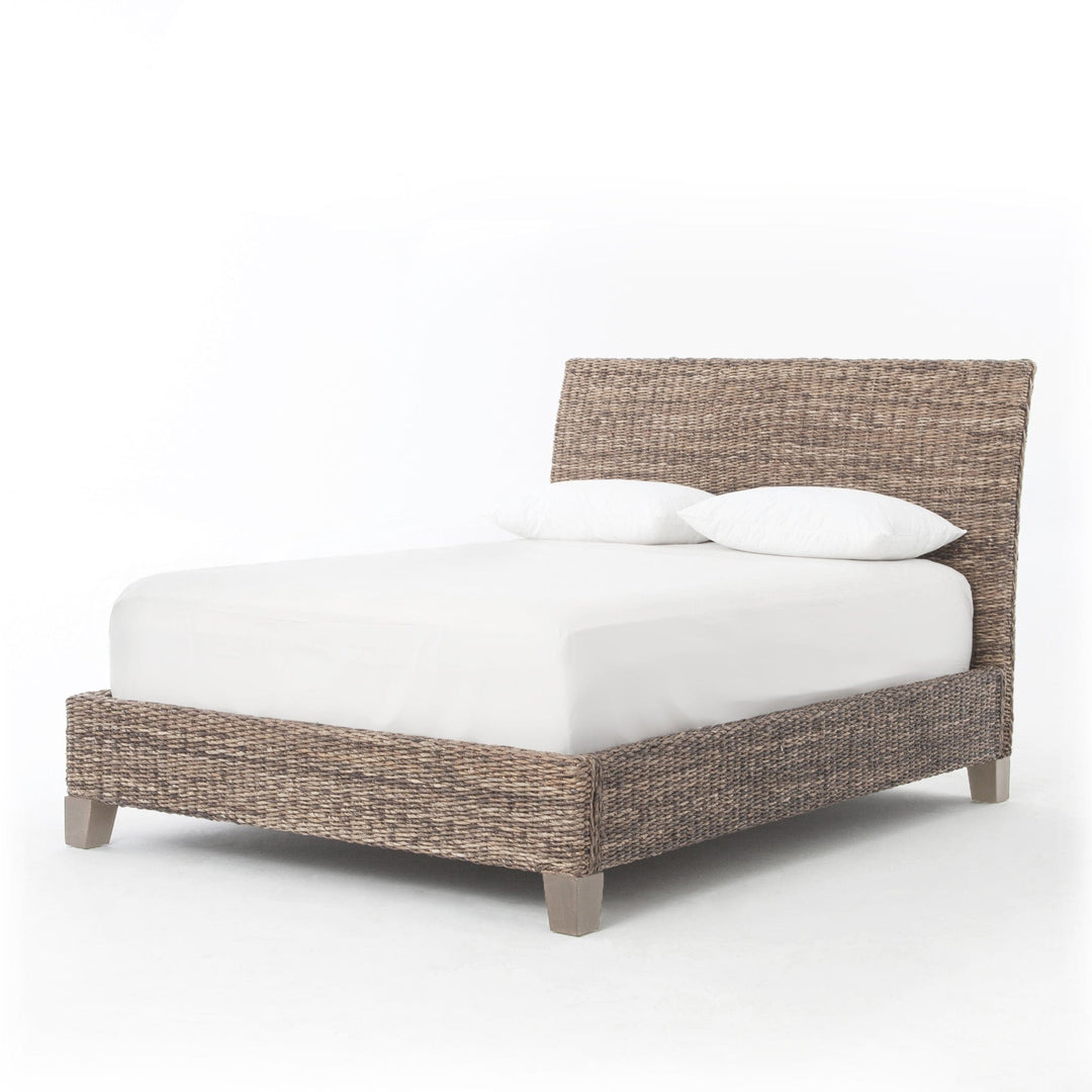 Lolah Banana Leaf Bed - Grey Wash - Available in 2 Sizes