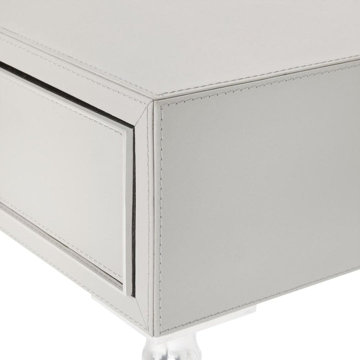Malvern 1-Drawer Side Table - Gray