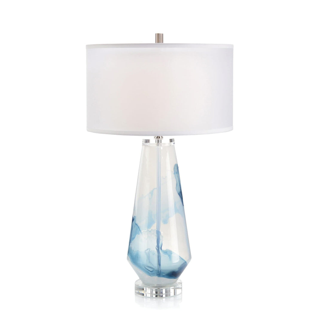 John Richard John Richard Blue Cloud Glass Table Lamp - Blue JRL-10034