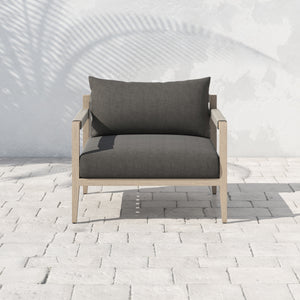 Skylar Outdoor Chair - Brown Stone Grey