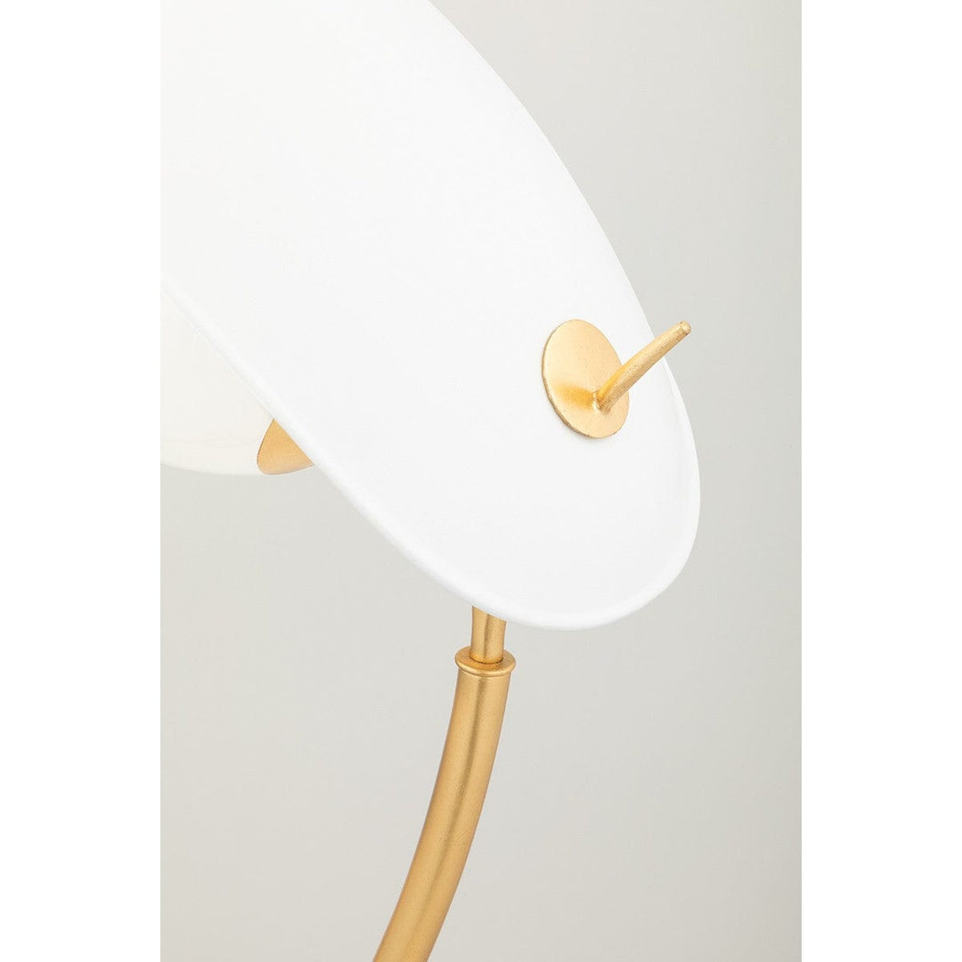 Hudson Valley Lighting Hudson Valley Lighting Frond 2 Light Floor Lamp - Gold Leaf / Textured On White Combo KBS1749401-GL/TWH