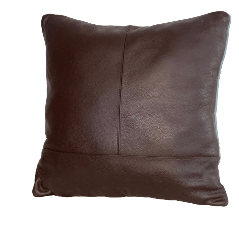 Koff Koff Medium Woven Leather Pillow - Tobacco KOFF-MEDIUM-TOBACCO