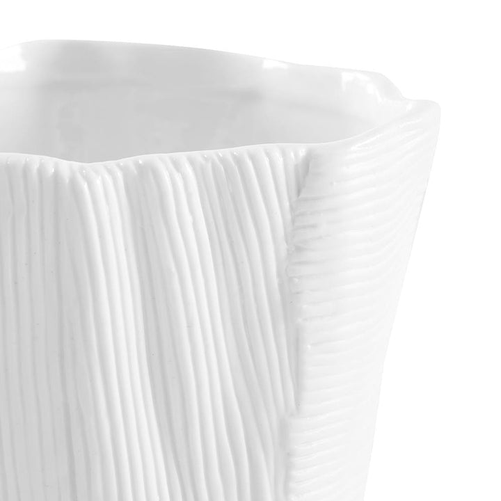 Demetrius Large Vase - White