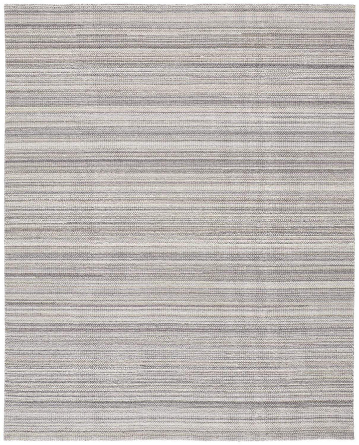 Feizy Feizy Keaton Handmade Wool Neutral Stripe Rug - Tan & Ivory - Available in 6 Sizes 4' x 6' KTN8018FBRNGRYC00