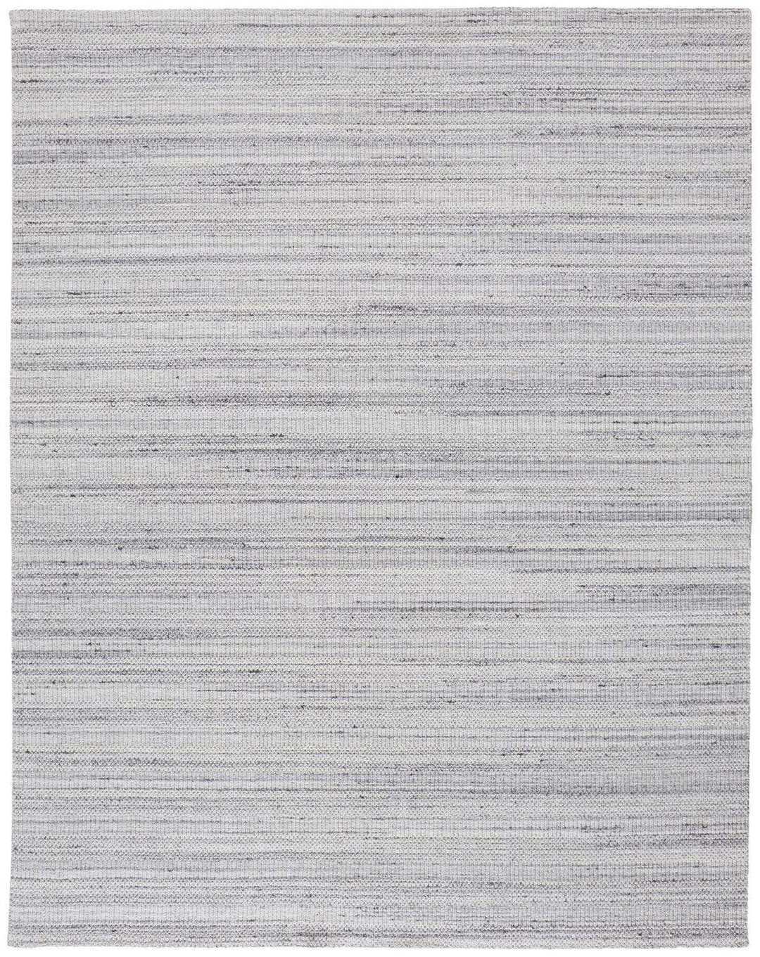 Feizy Feizy Keaton Handmade Wool Neutral Stripe Rug - Light Gray & Silver - Available in 6 Sizes 4' x 6' KTN8018FSLVGRYC00