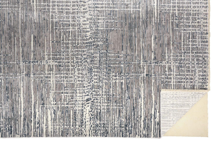 Feizy Feizy Kyra Distressed Abstract Rug - Light Gray & Beige - Available in 7 Sizes