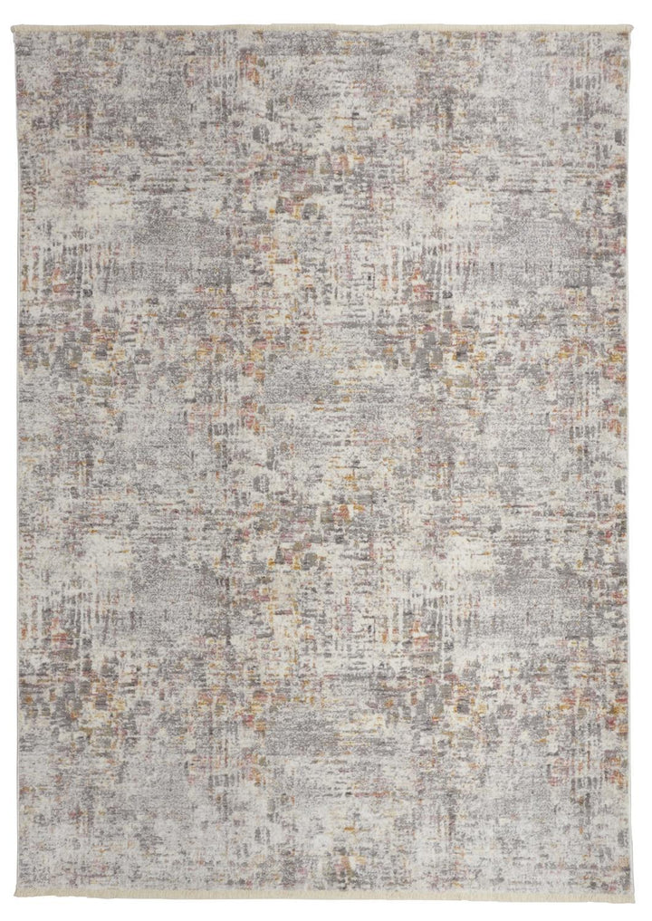 Feizy Feizy Kyra Distressed Abstract Rug - Gray & Beige - Available in 7 Sizes 3'-6" x 5'-6" KYR3856FGRYBGEC50