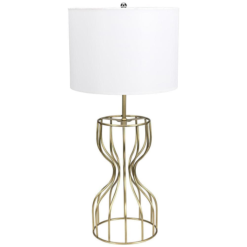 Poppy Gold Table Lamp with Shade