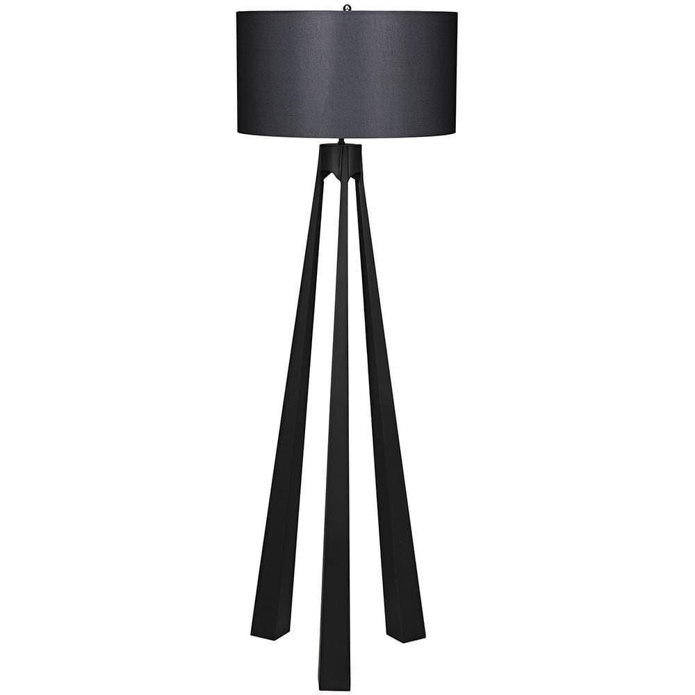 Lorimer Black Floor Lamp with Shade