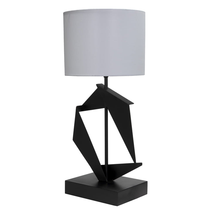 Kaisha Table Lamp with Shade - Matte Black