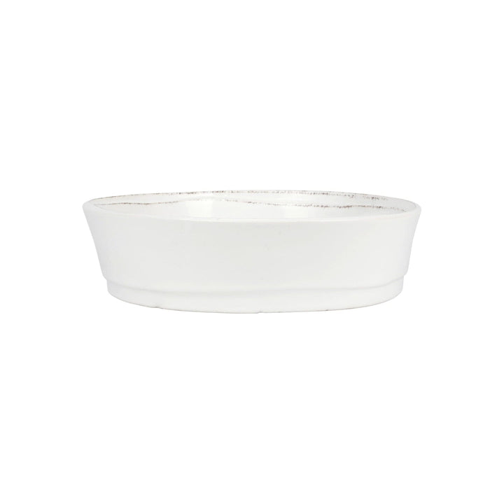 Vietri Vietri Lastra White Pie Dish LAS-2646W