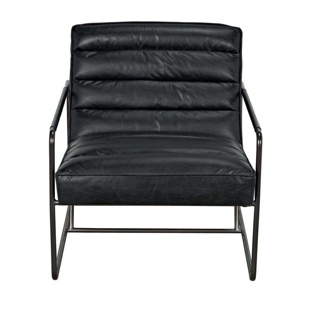 Dimitrie Chair - Metal and Leather