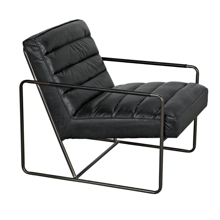 Dimitrie Chair - Metal and Leather