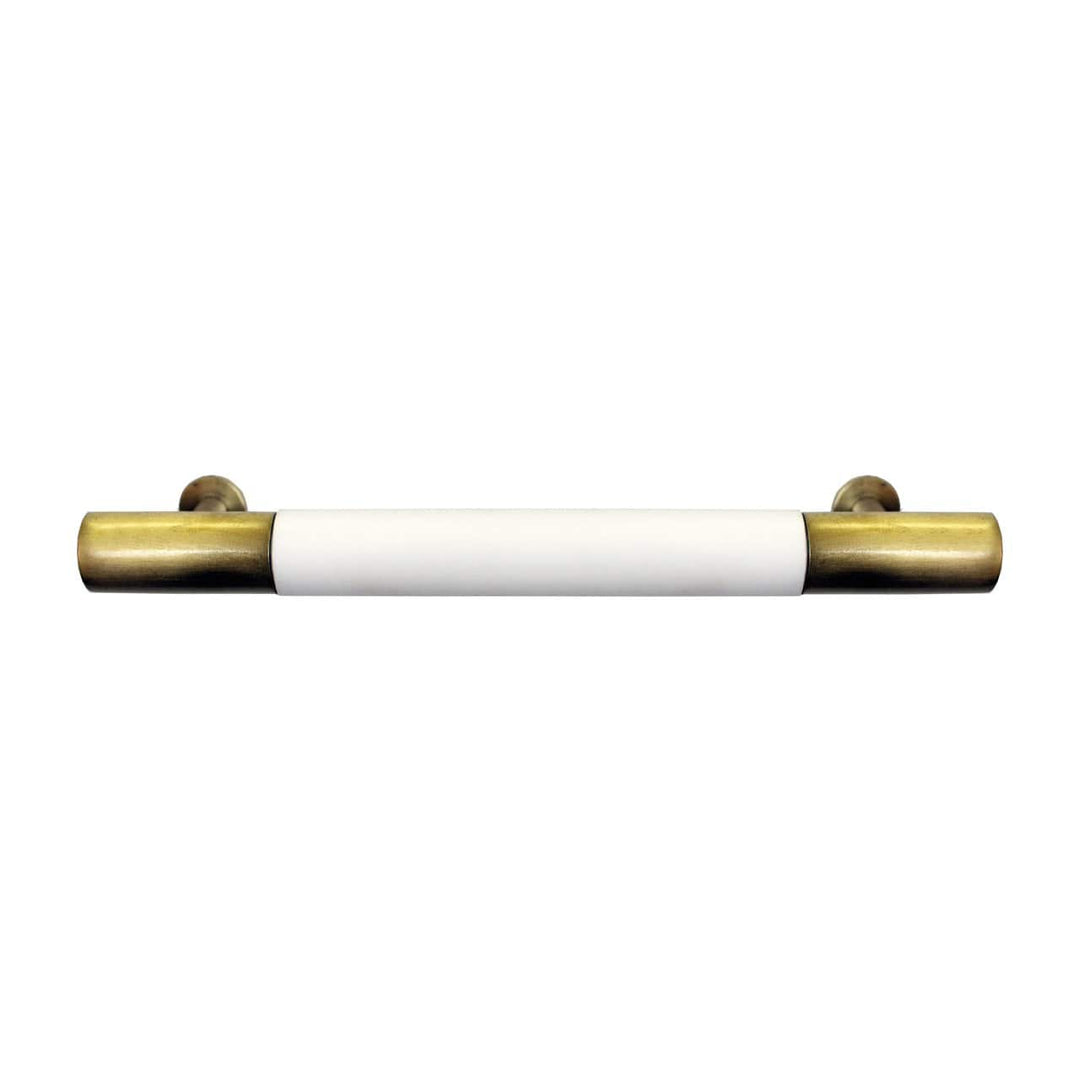 Worlds Away Worlds Away Liam Long Cabinet Pull - White Lacquer LIAM HABR