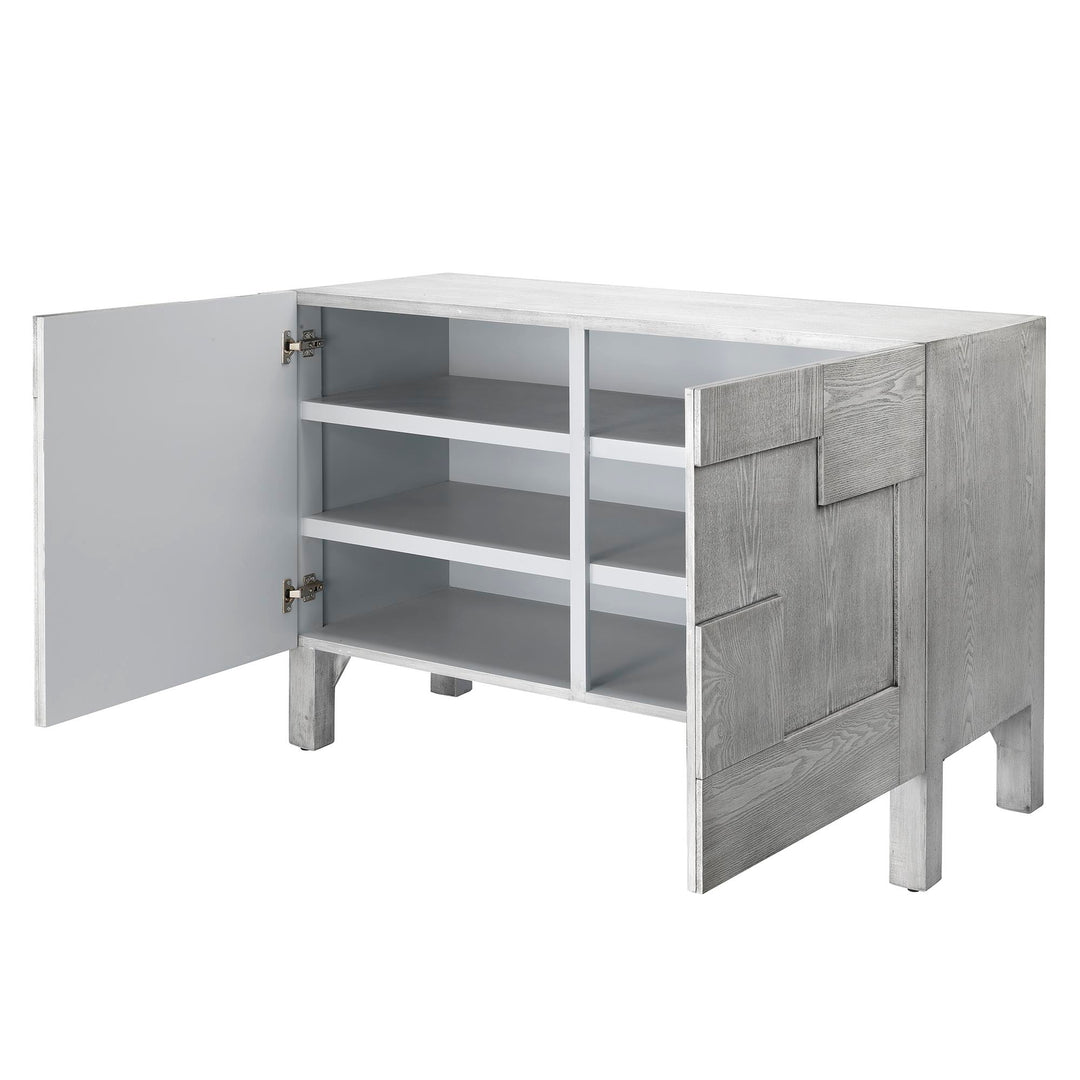 Jamie Young Context Credenza - Grey Washed Wood