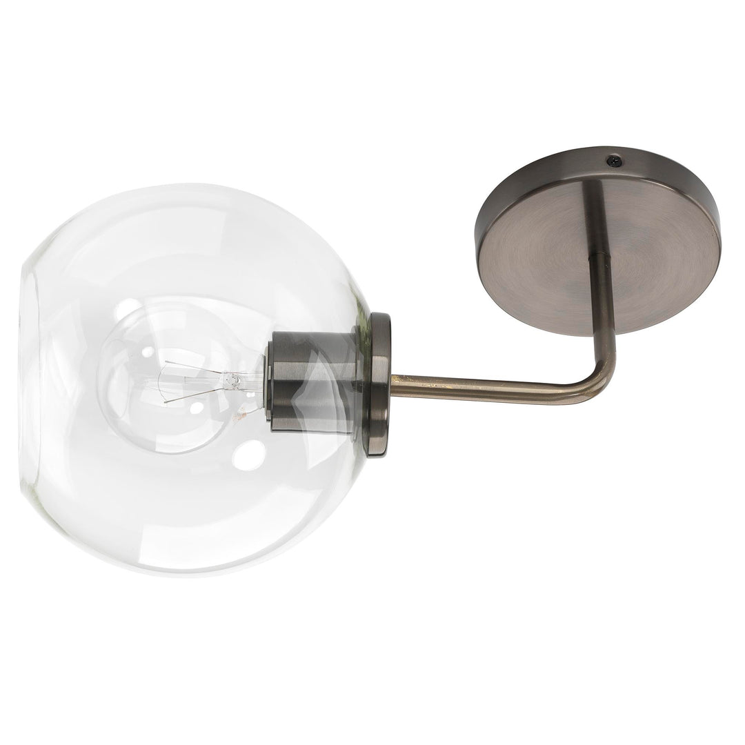Jamie Young Reece Wall Sconce - Clear Glass - Available in 3 Finishes