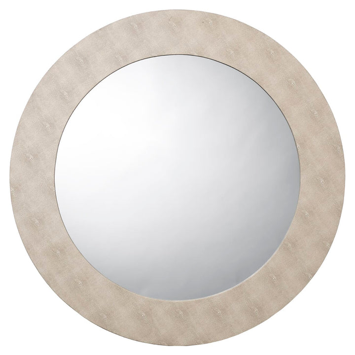 Jamie Young Jamie Young Lifestyle Chester Round Mirror - Available in 2 Colors Ivory LS6CHESRNDIV