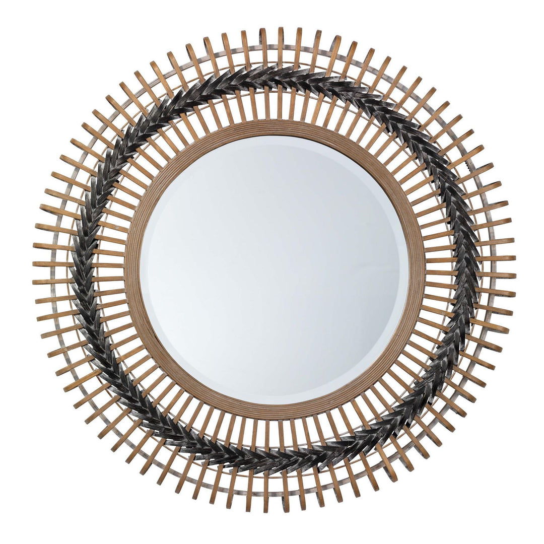 Jamie Young Grove Braided Mirror - Grey & Natural