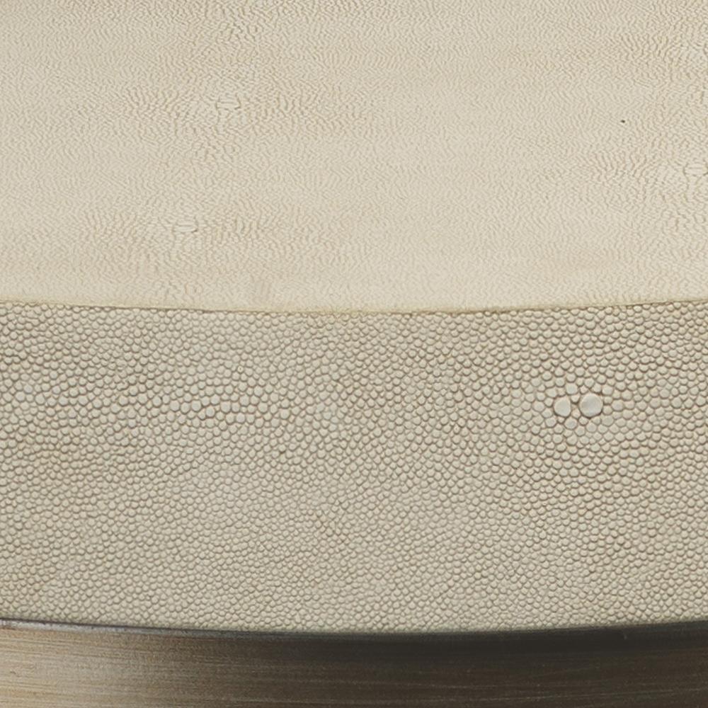 Jamie Young Jamie Young Chester Round Beige Side Table LSCHESTERIV