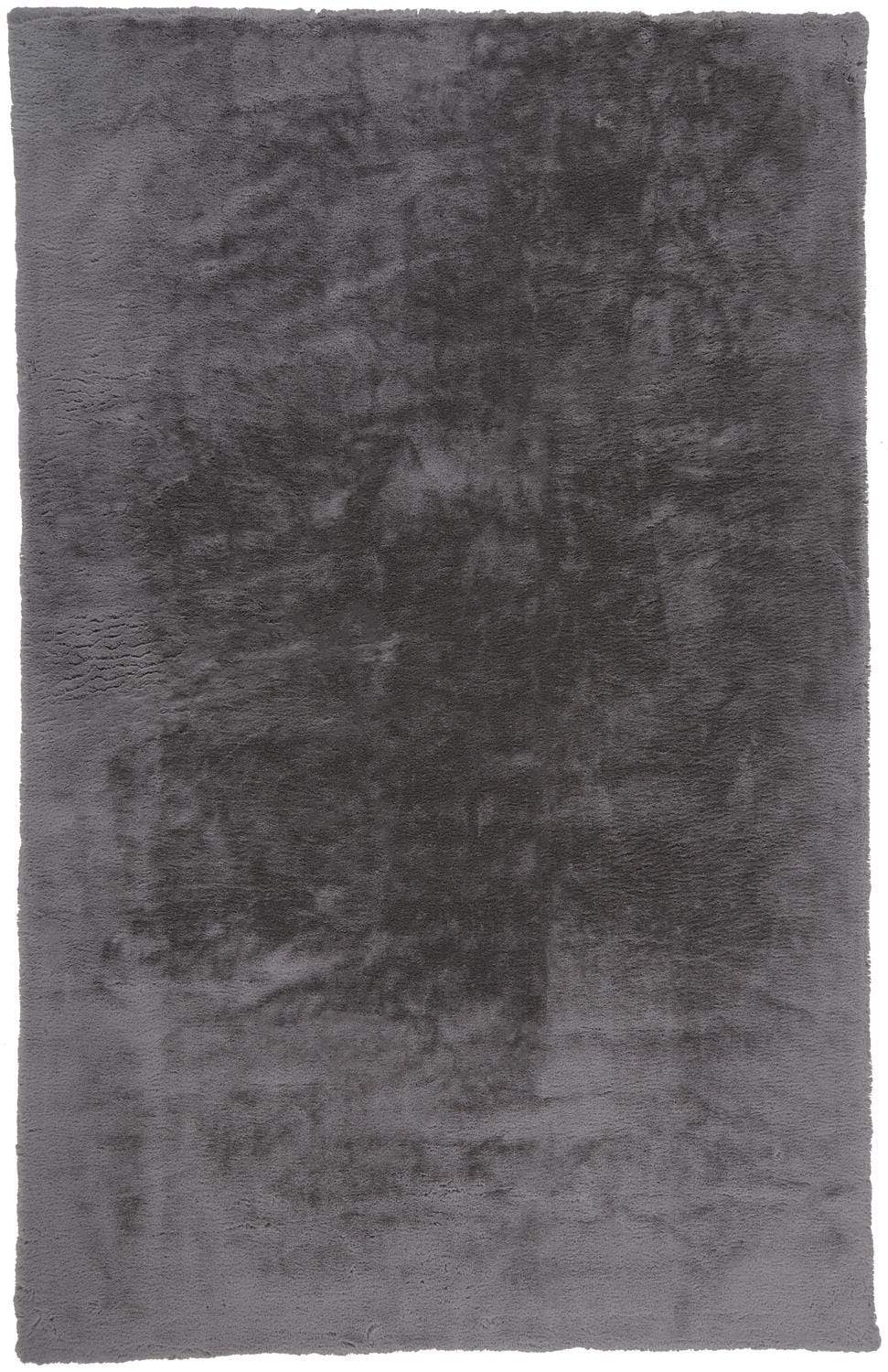 Feizy Feizy Luxe Velour Glamorous Ultra-Soft Shag Rug - Warm Dark Gray - Available in 6 Sizes 4' x 6' LXV4506FLGY000C00