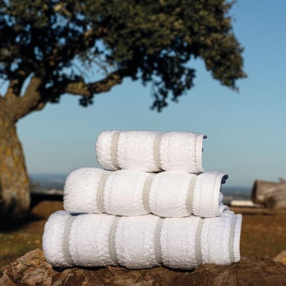 Graccioza Meridian Bath Towel - White