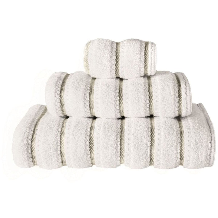 Graccioza Graccioza Meridian Bath Towel - White White / 12"x12" | Washcloth 341309120003