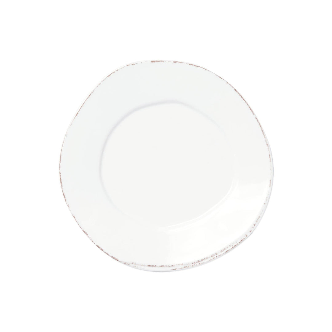 Vietri Vietri Melamine Lastra White Salad Plate MLAS-W2301