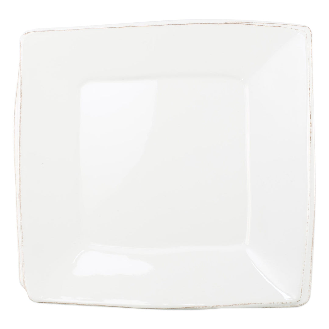 Vietri Vietri Melamine Lastra White Square Platter MLAS-W23028