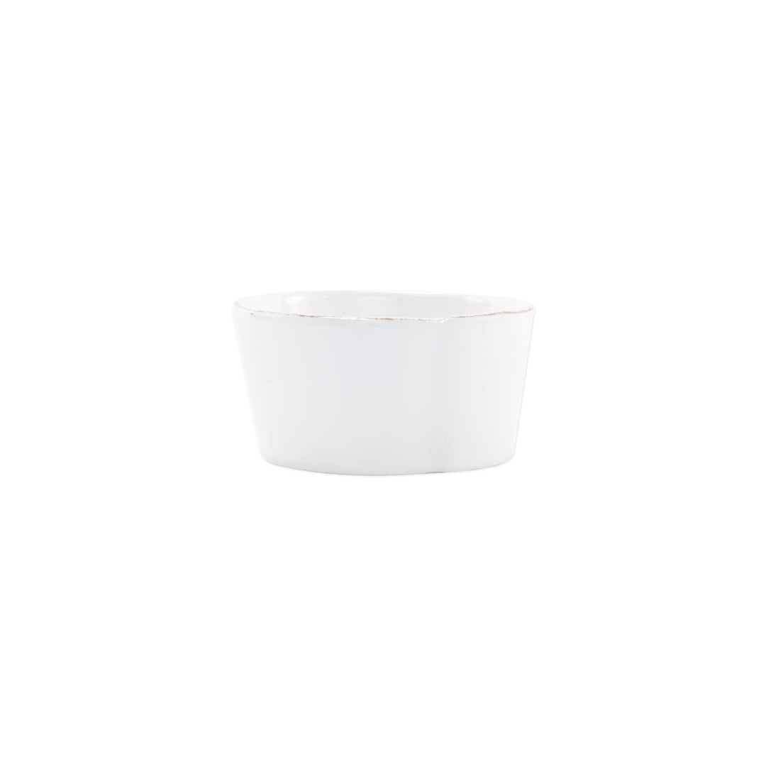 Vietri Vietri Melamine Lastra White Condiment Bowl MLAS-W2370