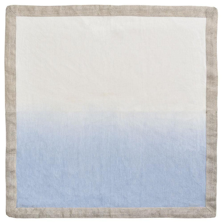 Kim Seybert Kim Seybert Dip Dye Napkin - Set of 4 - White & Periwinkle NA1159061WHPW
