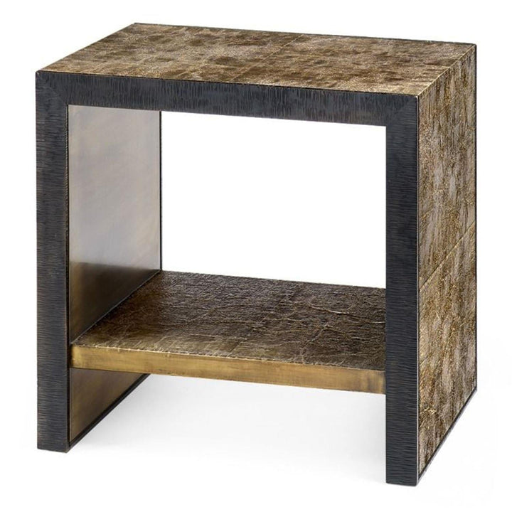 Mason Side Table - Antique Brass