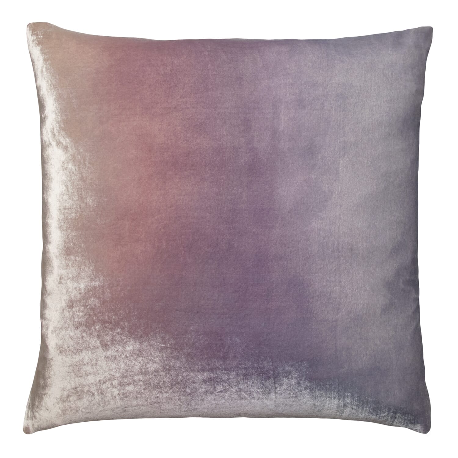 Ombre Silver Decorative Pillow by Kevin O'Brien