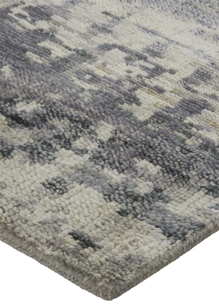 Feizy Feizy Palomar Luxe Hand Knot Rug - Charcoal Gray & Light Beige - Available in 8 Sizes
