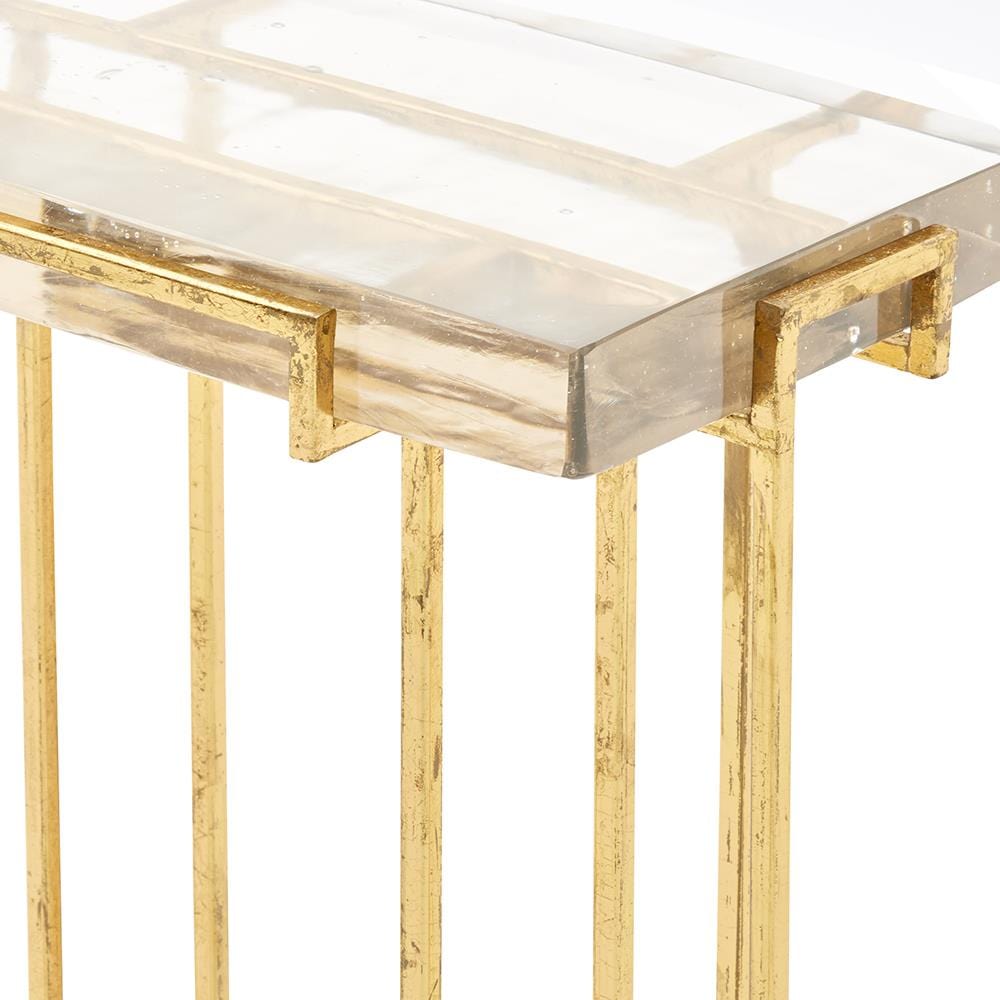 Shelby Side Table - Gold