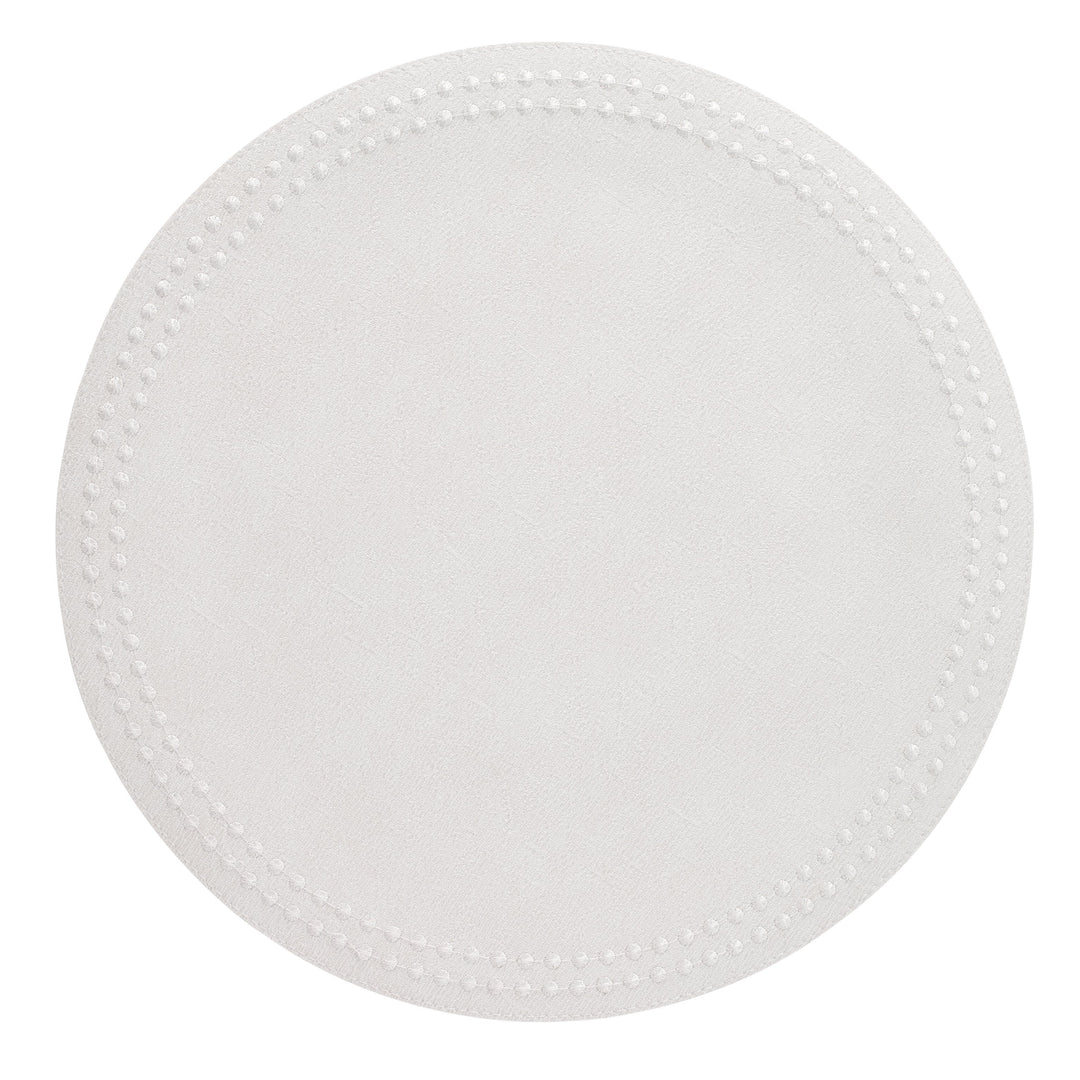 Bodrum Bodrum Pearls Placemat - Antique White & White - Set of 4 LPR8001P4