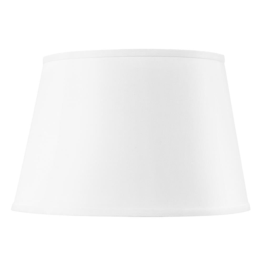 Lamp Shade with Gold (16") - White Linen