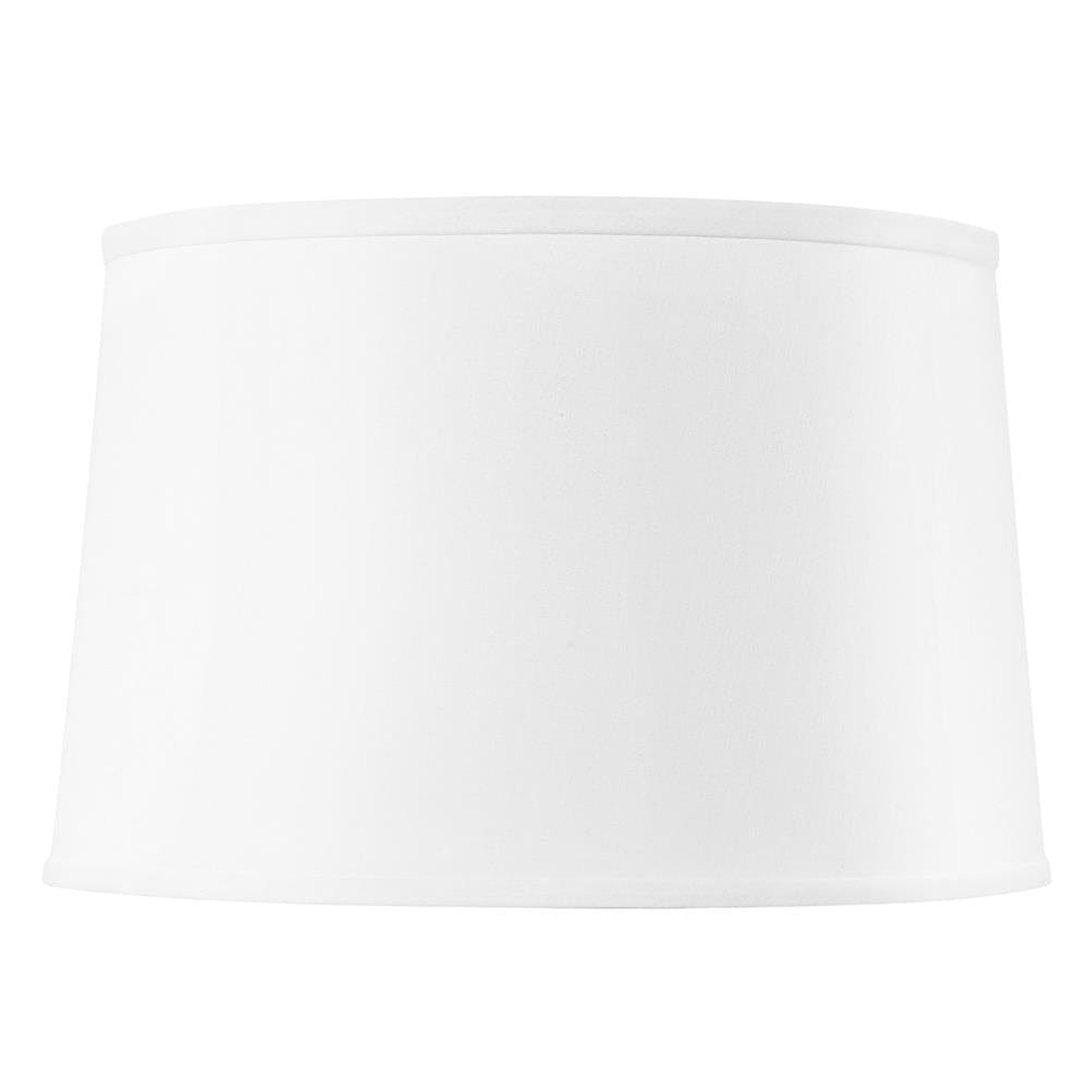 Lamp Shade with Gold (17") - White Linen