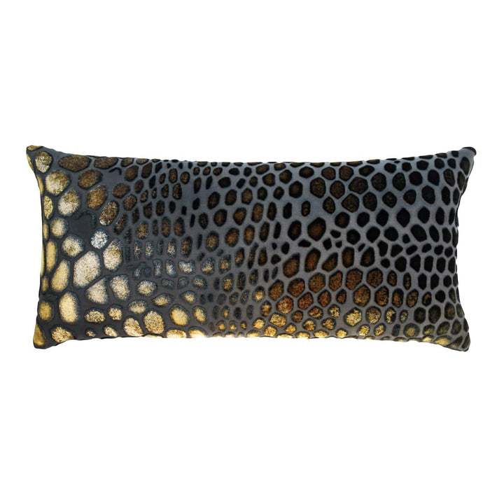 Kevin O'Brien Studio Kevin O'Brien Studio Snakeskin Mini Velvet Pillows | 9 Colors Copper Ivy SNP-H17-715