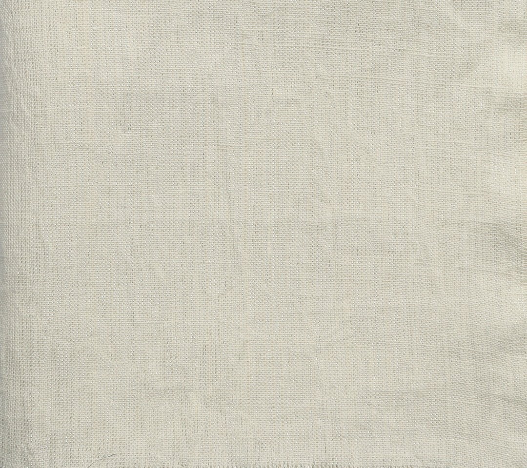 Kim Seybert Fringe Tablecloth - White & Silver