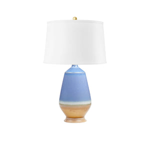 Viola Lamp - Lamp Only - Blue & Brown