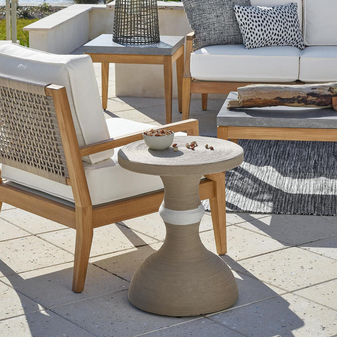 Alchemy Living Alchemy Living Diana Tan Rope Accent Table U012812A
