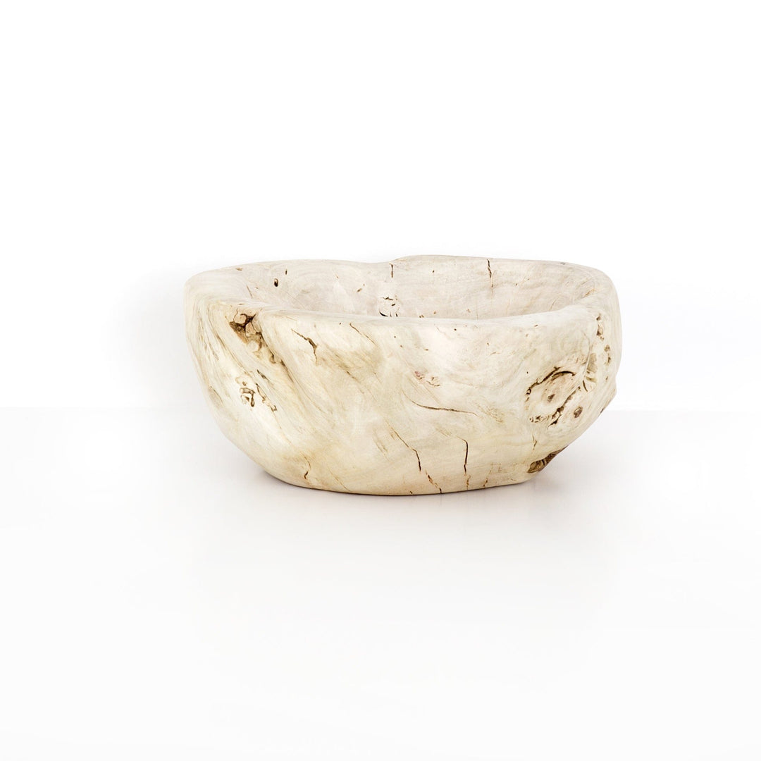 Reclaimed Wood Bowl - Ivory