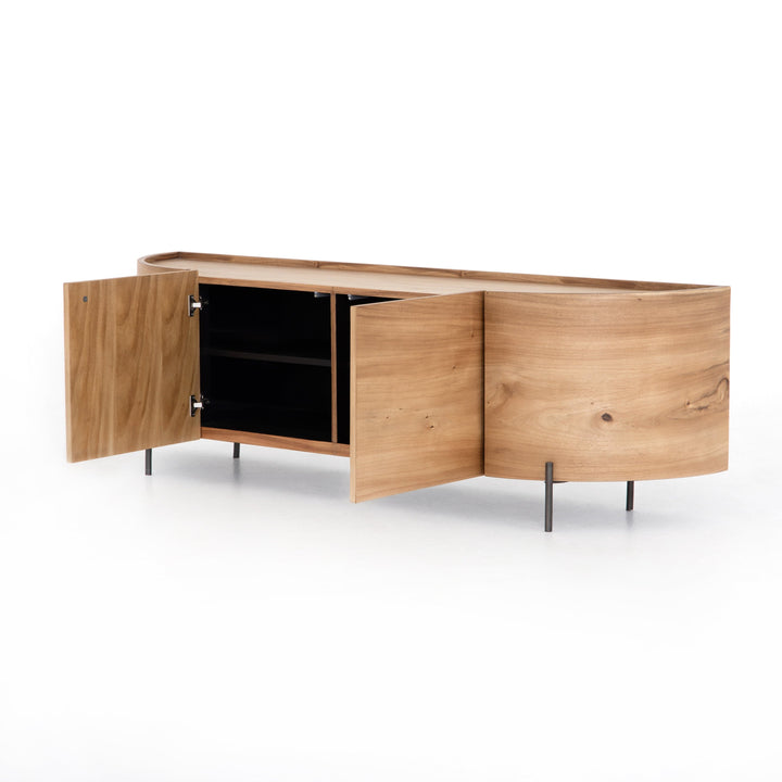 Laurence Media Console - Gold Guanacaste