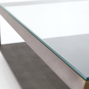 Shagreen Shadow Box Coffee Table - Available in 2 Colors