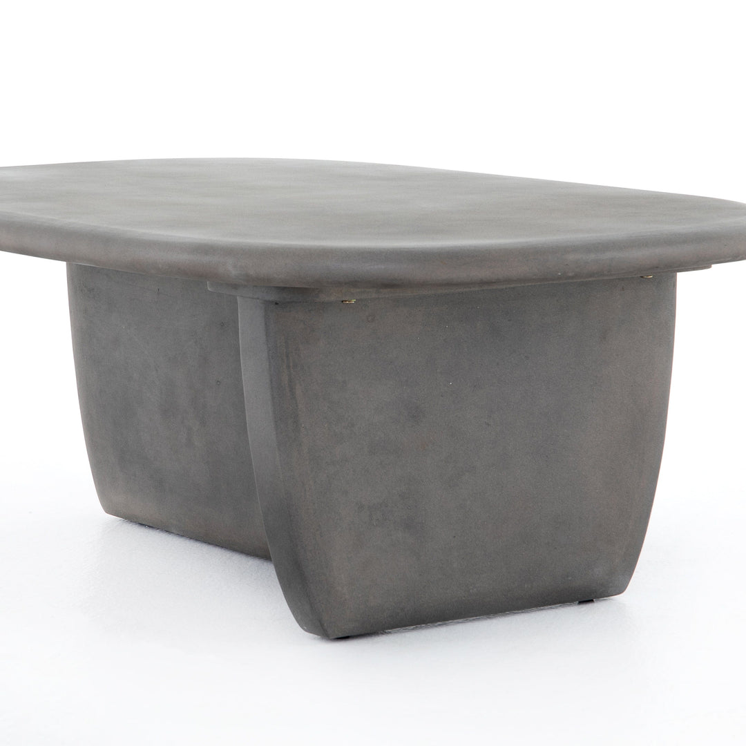 Neve Outdoor Coffee Table - Dark Grey Concrete