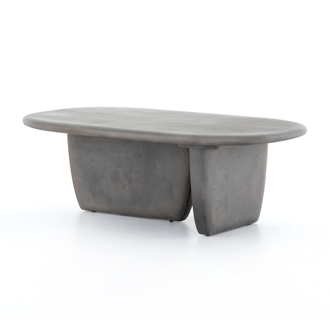 Neve Outdoor Coffee Table - Dark Grey Concrete