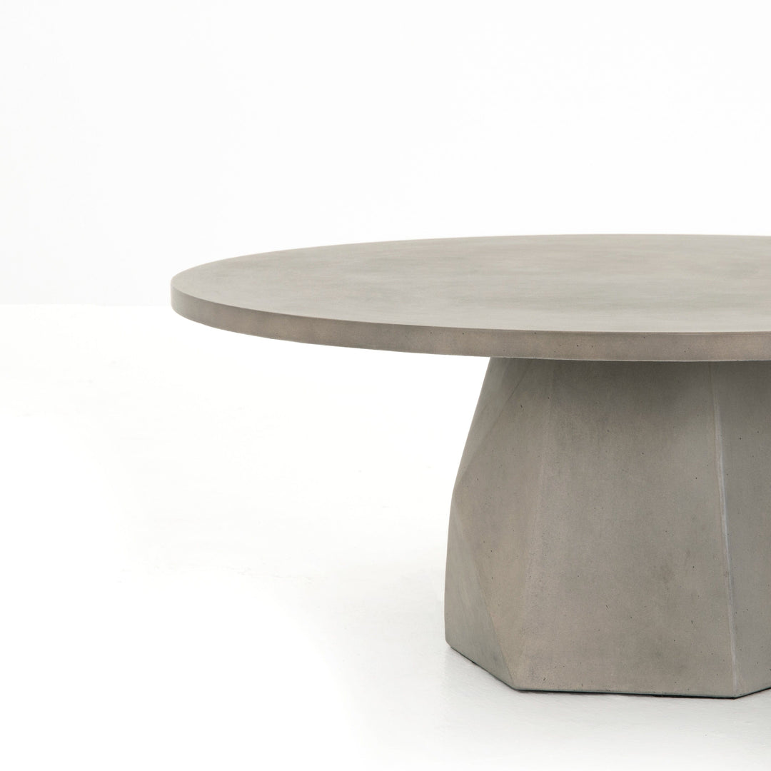 Brady Outdoor Coffee Table - Grey Concrete