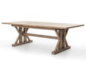 Gilberto Extension Dining Table - Sundried Wheat